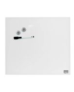 Photo Tableau magnétique en verre Diamond - 450 x 450 mm - Blanc : NOBO 1903957