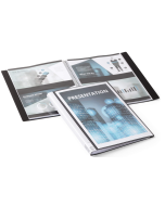 Photo Protège-documents A4 personnalisable de 40 vues - Noir DURABLE Duralook Plus