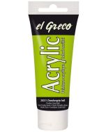 Peinture acrylique EL Greco - 75 ml - Vert sinople clair KREUL tube
