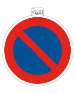 Photo Panneau adhésif - Interdiction de stationner - Rouge EXACOMPTA