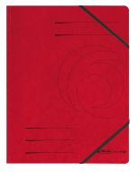 Photo Chemise à élastiques A4 - Rouge : HERLITZ Easyorga 972430