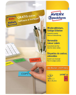 Photo Mini-Étiquettes - 38,1 x 21,2 mm - Rouge AVERY