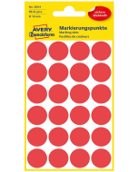 Photo Gommettes adhésives - 18 mm - Rouge AVERY