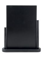 Photo Ardoise de Table - 280 x 320 mm - Support Noir : SECURIT Elegant Grand (ELE-BL-LA)