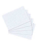 Photo Lot de 100 fiches Bristol quadrillées - 148 x 210 mm - Blanc : HERLITZ  10621290