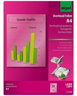 Photo Film transparent pour rétroprojecteurs - A4 SIGEL Lot de 50