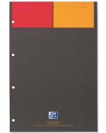 Image OXFORD : Bloc-notes Notepad quadrillé- A4+ - Feuille blanche 100101876