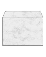 SIGEL DU202 : Lot de 25 enveloppes marbrées - 162 x 229 mm - Gris 