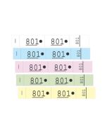 TICKETS VESTIAIRES : Carnet de 1000 coupons détachables Cogir Assortiment modèle