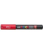 Marqueur peinture Posca PC 1MC - Rouge : UNI-BALL photo