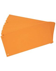Photo OXFORD : Lot de 100 intercalaires en carton - Orange 100421026