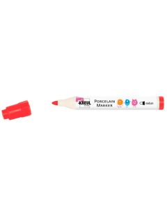 Marqueur pour porcelaine - 2-4 mm - Rouge cerise : KREUL visuel