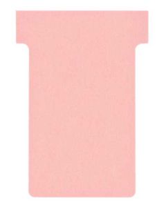 Fiches T - Indice 2 / 60 mm - Rose : NOBO Lot de 100 visuel