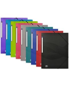 Chemise A4 à élastiques en PP - Assortiment : OXFORD Osmose Image