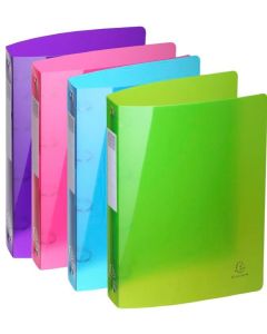 Classeur semi-rigide - 4 anneaux de 30 mm - Assortiment EXACOMPTA Iderama Image