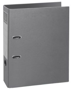 Classeur à levier - 2 anneaux de 80 mm - Gris : EXACOMPTA Teksto image