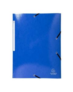 EXACOMPTA 55832E Chemise à élastiques Iderama - Bleu foncé