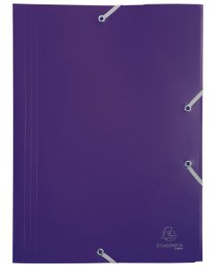 Chemise à élastiques - Violet EXACOMPTA Eco Visuel