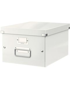 Boite de rangement WOW A4 - 210 x 297 mm - Blanc : LEITZ Photo