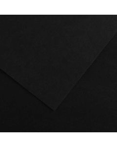 Feuilles de couleur 500 x 650 mm - Noir - CANSON Vivaldi
