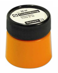 GUTENBERG : Encre pour actes - 30 ml - Noir 10102