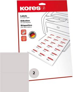 Photo Étiquettes super adhésives - 210 x 148,5 mm - Blanc KORES