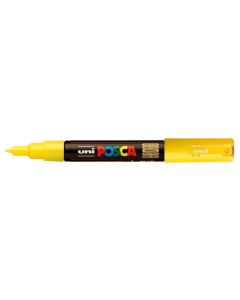 Marqueur Peinture Posca PC 1MC - Jaune Paille : UNI-BALL visuel