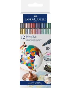 Photo Marqueur métallique - Assortiment FABER CASTELL Metallics
