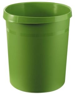 Photo Corbeille à papier Verte 18 litres GRIP HAN 18190-05 Poubelle