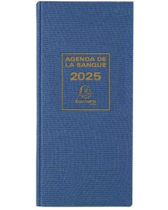 Agenda de Banque 2025 EXACOMPTA - 1 volume - 160 x 340 mm 38583E