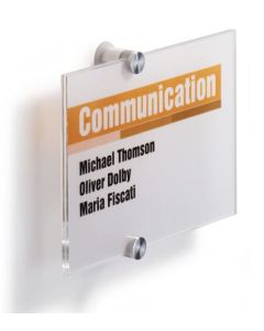 Photo Plaque de porte murale - 210 x 148 mm DURABLE