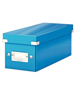 Boite de rangement WOW - CD - Bleu LEITZ 6041-00-36 fermé