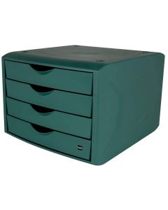 Photo Bloc de rangement - 4 tiroirs - Vert HELIT The Green Chameleon