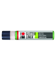 Photo MARABU Glitter-Liner 18030009561 : Peinture pour textile - Vert brillant utilisation