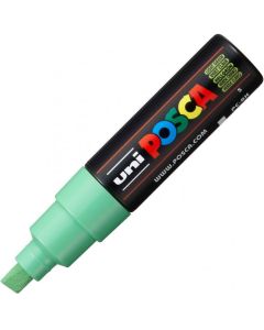 Marqueur peinture Posca PC 8K - Pointe biseautée de 8 mm - Vert clair