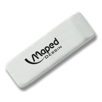 Gomme en caoutchouc naturel Dessin : MAPED Visuel