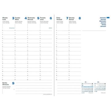 Agenda QUO VADIS Président 2025 210 x 270 mm Equology