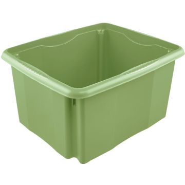 Bac de rangement Euro-Box M - 16 litres - Gris pierre : KEEEPER Bruno Eco