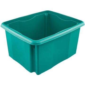 Bac de rangement Euro-Box M - 16 litres - Gris pierre : KEEEPER Bruno Eco