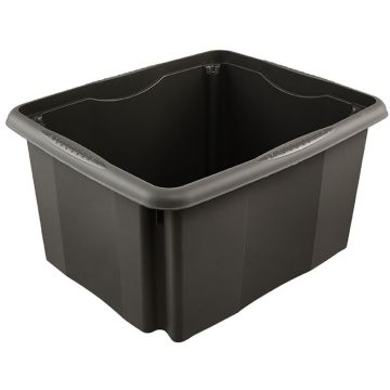 Boîte de rangement Eco-line - 24 litres - Graphite : KEEEPER Emil Eco