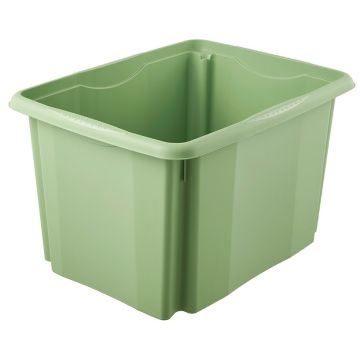 Boîte de rangement Eco-line - 30 litres - Vert clair : KEEEPER Emil Eco