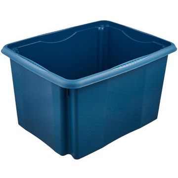 Boîte de rangement Eco-line - 30 litres - Bleu : KEEEPER Emil Eco