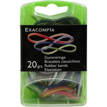 Elastiques - Lot de 100 - Assortiment de couleurs EXACOMPTA image