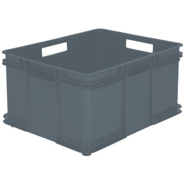 Bac de rangement Euro-Box XXL - 54 litres - Gris : KEEEPER Bruno