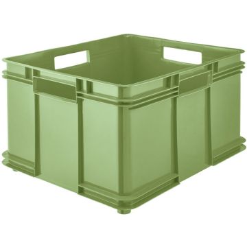 Bac de rangement Euro-Box XXL - 54 litres - Vert clair : KEEEPER Bruno