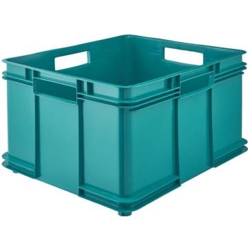 Bac de rangement Euro-Box XXL - 54 litres - Bleu ciel : KEEEPER Bruno