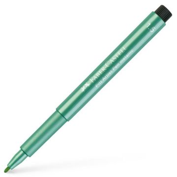 Stylo à encre de chine PITT artist pen - Vert métallique - 1,5 mm : FABER CASTELL Visuel
