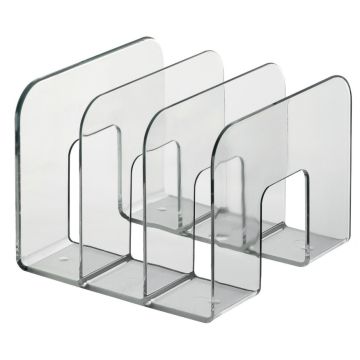 Porte-revues 3 compartiments - Transparent - DURABLE Trend Image