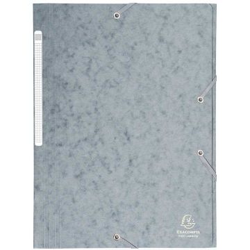 Chemise à élastiques avec 3 rabats - Gris : EXACOMPTA image