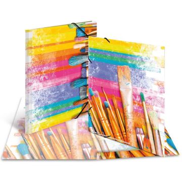 Chemise à élastiques A3 - Motif Pinceaux Design : HERMA image